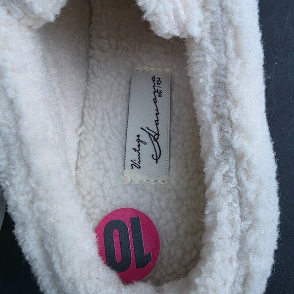 New Vintage HavanaFaux Sherpa lined slip on sneaker shoes - Picture 4 of 9